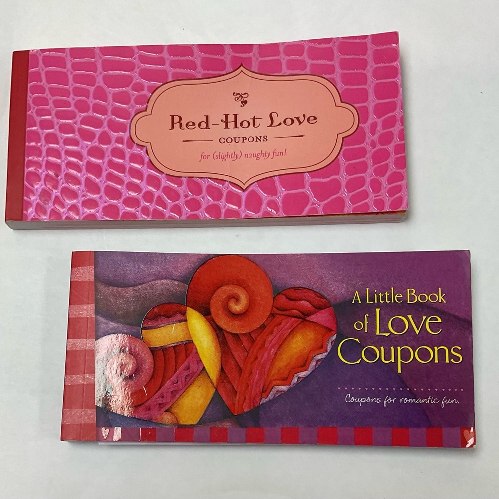 Hallmark Pink and Purple Love Coupon Books